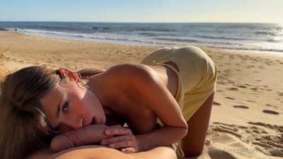 Anna Ralphs – Suck Cock On The Beach