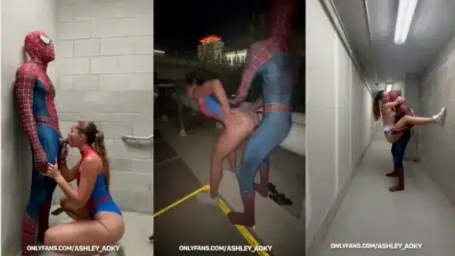 Ashley Aoky – Spiderman Roleplay Sex Video